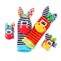 Kiddla Baby Wrist Rattles & Foot Finder Socks Set