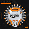 Kiddla Rotating Shield Foam Dart Launcher – 30-Dart Target Set