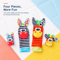 Kiddla Baby Wrist Rattles & Foot Finder Socks Set