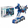 Kiddla 2-in-1 Magnetic Collision Transforming Car Set