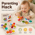 Kiddla Suction Cup Spinner & Pop-It Toy Set