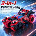 Kiddla 3-in-1 Motorcycle Launcher Battle Car