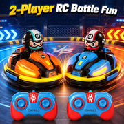 Kiddla 2-Player RC Bumper Car Battle Set