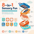 Kiddla Montessori Folding Sensory Stacking Toy