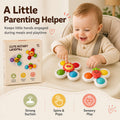 Kiddla Suction Cup Spinner & Pop-It Toy Set