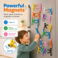 Kiddla Magnetic Men Open-Ended Stacking Blocks