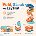 Kiddla Montessori Folding Sensory Stacking Toy