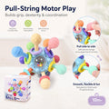 Kiddla Multi-Sensory Pull String & Teether Ball
