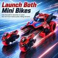 Kiddla 3-in-1 Motorcycle Launcher Battle Car