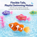 Kiddla Water-Activated Light-Up Swimming Fish Bath Toy Set