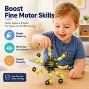 Kiddla Transformable Mechanical Robot Gyro & Fingertip Spinner