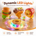 Kiddla 2-in-1 Fast Food Gyro & Flying Disc Launcher