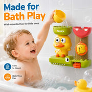 Kiddla Duck & Lion Waterfall Bath Toy