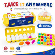 Kiddla Montessori Matching Eggs