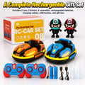 Kiddla 2-Player RC Bumper Car Battle Set