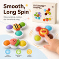 Kiddla Suction Cup Spinner & Pop-It Toy Set