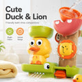 Kiddla Duck & Lion Waterfall Bath Toy