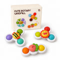 Kiddla Suction Cup Spinner & Pop-It Toy Set