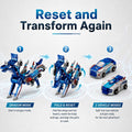 Kiddla 2-in-1 Magnetic Collision Transforming Car Set
