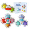 Kiddla Suction Cup Spinner & Pop-It Toy Set