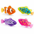 Kiddla Water-Activated Light-Up Swimming Fish Bath Toy Set