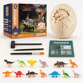 Kiddla giant dinosaur egg excavation kit with 12 colorful dinosaurs