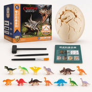 Kiddla giant dinosaur egg excavation kit with 12 colorful dinosaurs