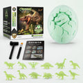 Kiddla giant dinosaur egg excavation kit with 12 glow-in-the-dark dinosaurs