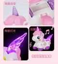 Light-up unicorn toy wing horn and music features